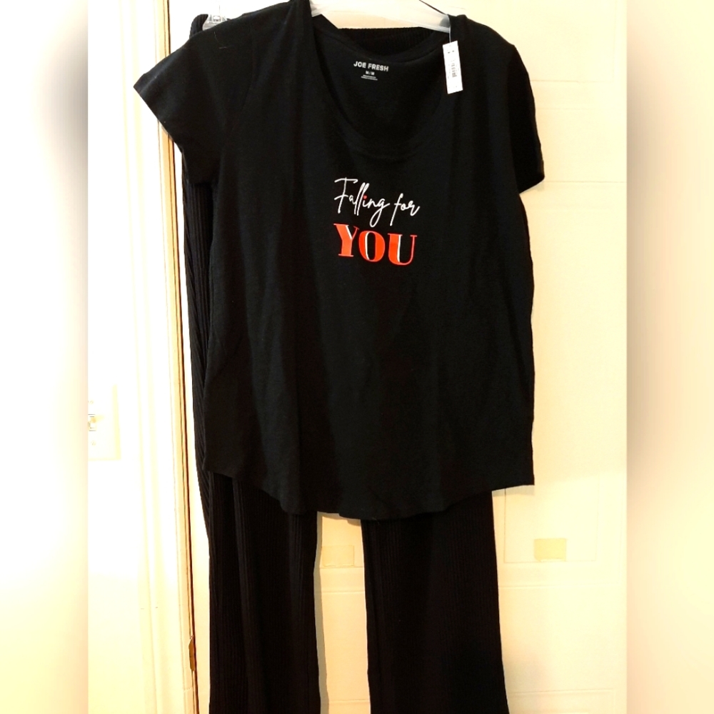 100% cotton  Jo Fresh womens PJ's black…